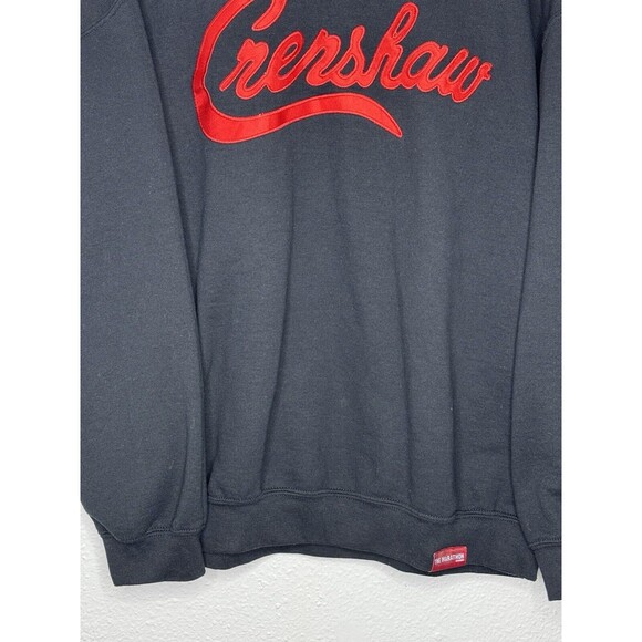 The Marathon Clothing Crenshaw Crewneck Red Black Knit Nipsey Hussle Size Large - Picture 4 of 16